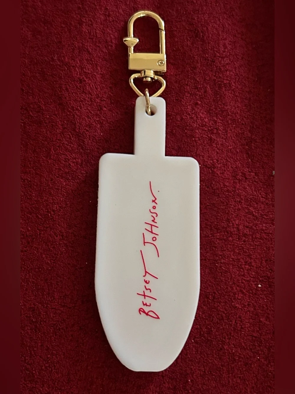 BETSEY Johnson Keychain or Bag charm Accessory NWOT